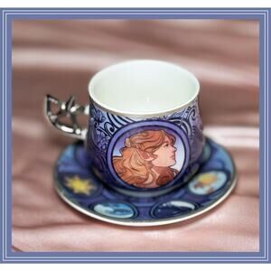 LitJoy Acotar Feyre Rhysand Mini Teacup Saucer Set Night Court Sarah J. Maas
